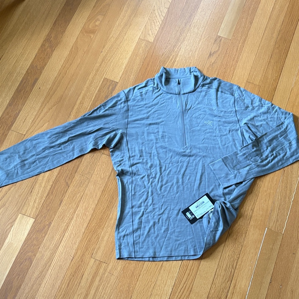 Arcteryx Men's Rho Merino Wool Zip Neck